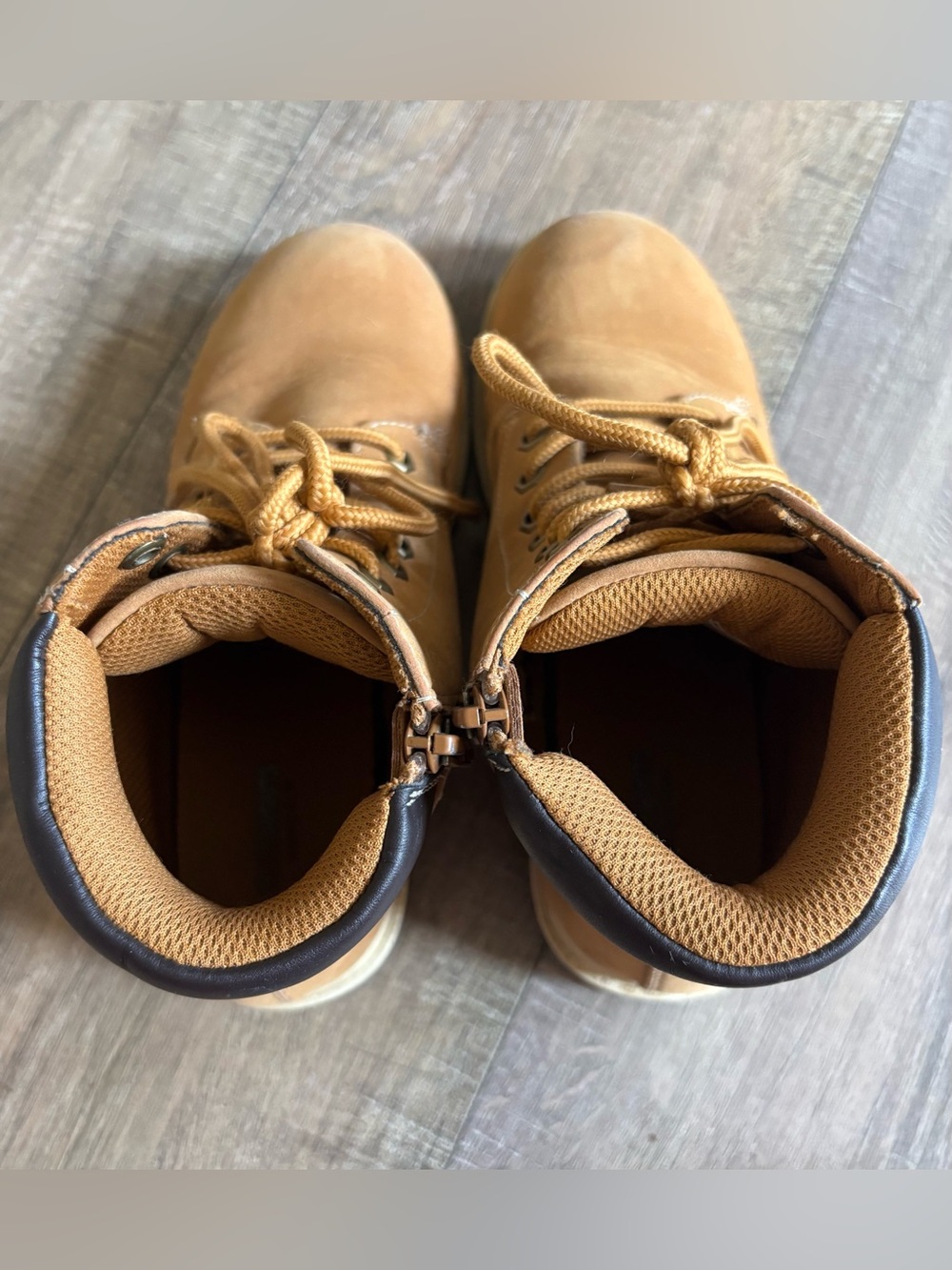 Thereabouts Luke flat heel little boys size 2 hiking construction lace up boots - Picture 7 of 13